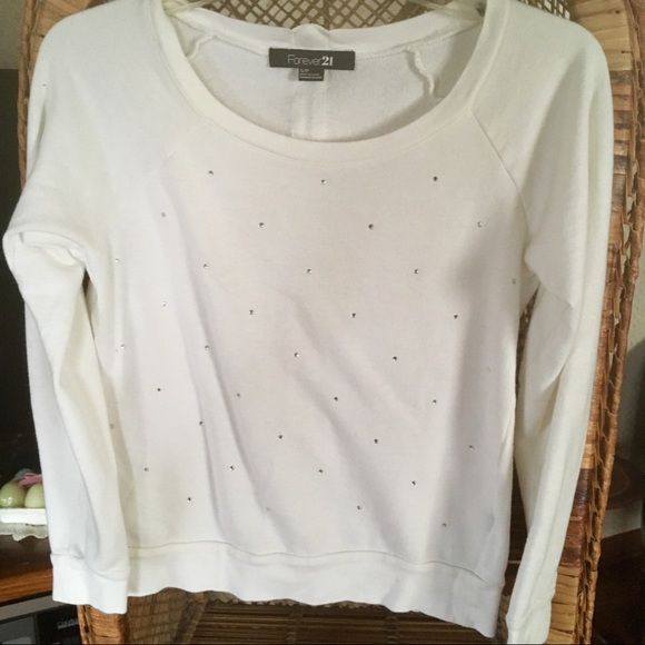 Sweatshirt with Rhinestones - Picture 2 of 4